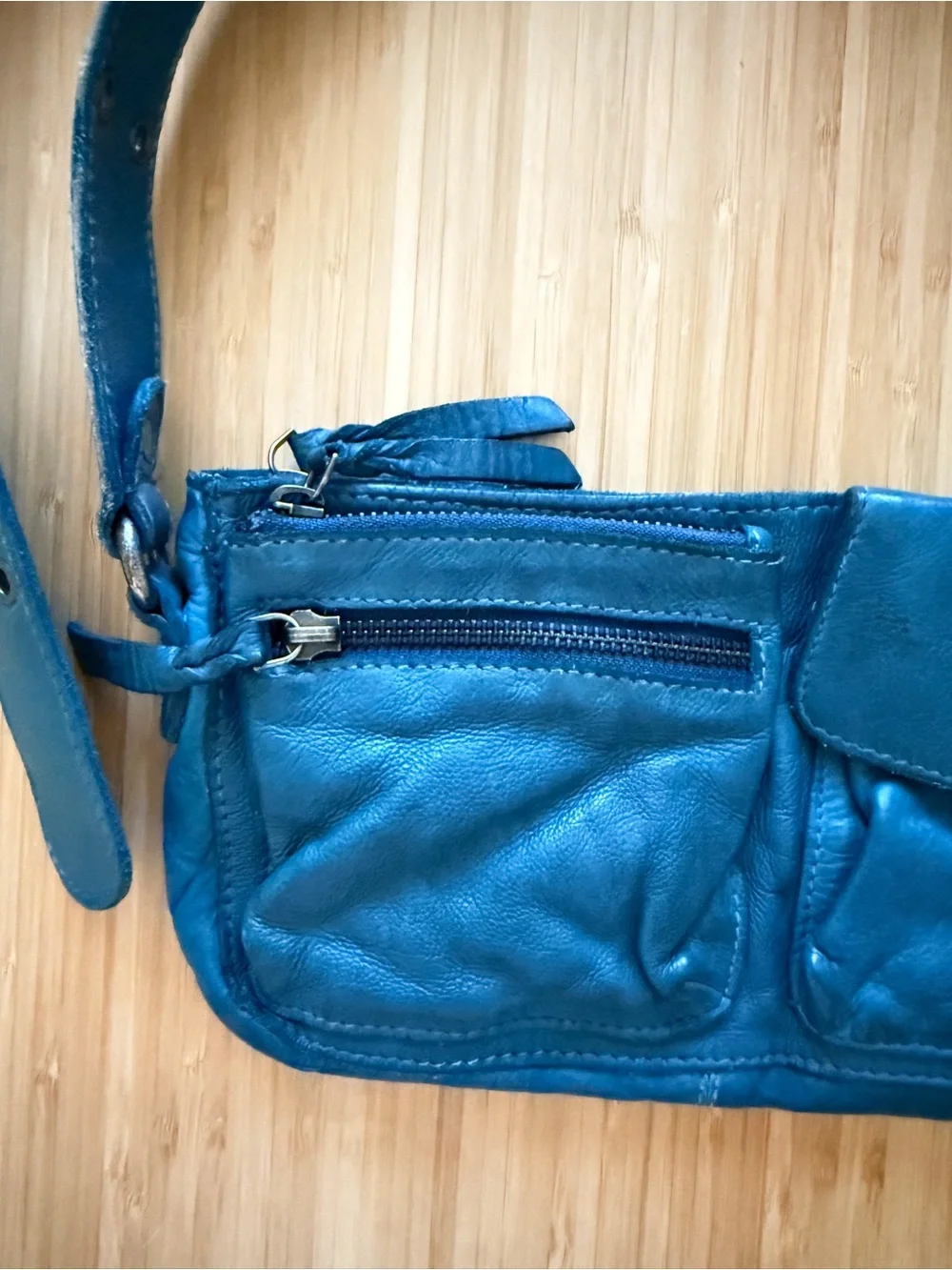 Free People compact leather
